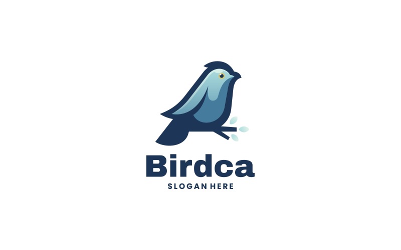 Vector Bird Simple Mascot Logo Design Logo Template