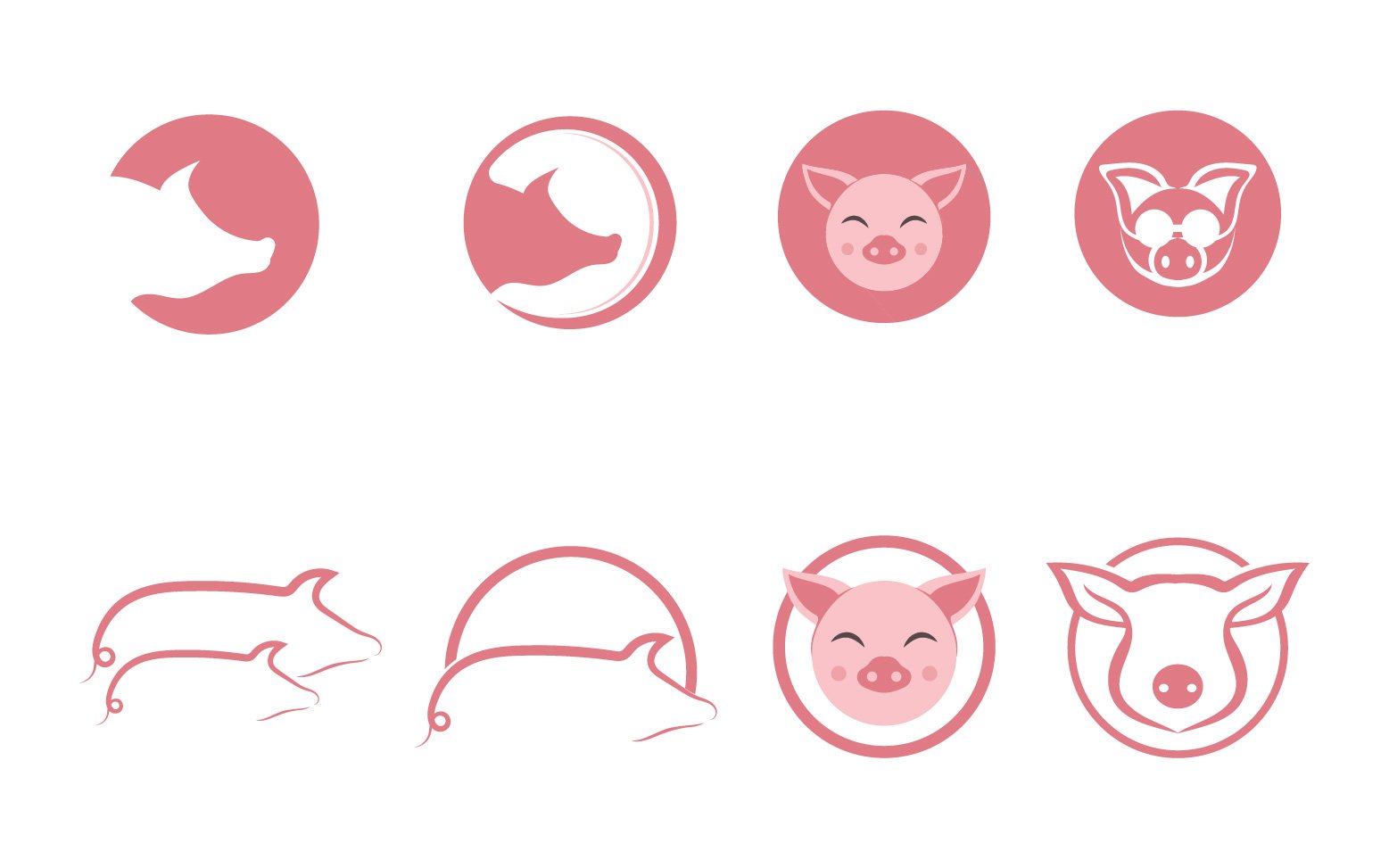 Kit Graphique #233062 Symbol Cochon Divers Modles Web - Logo template Preview