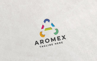 Aromex Letter A Logo Template