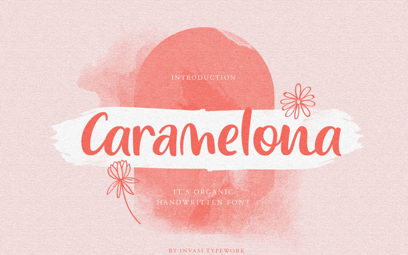 Caramelona - Organic Handwritten Font