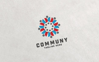 Community Human Logo Template