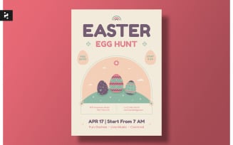 Easter Egg Flyer Template