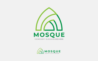 Islamic Center Mosque Logo Template
