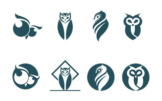Owl Bird Logo And Symbol Vector V1
