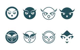 Owl Bird Logo And Symbol Vector V2