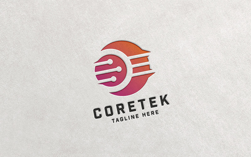 Professional Core Box System Logo Logo Template