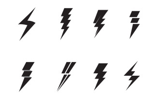 Thunderbolt Logo Aand Symbol Vector V5
