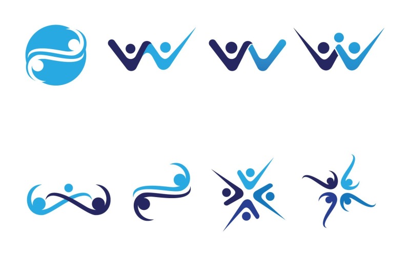 Community People Logo And Symbol V2 Logo Template