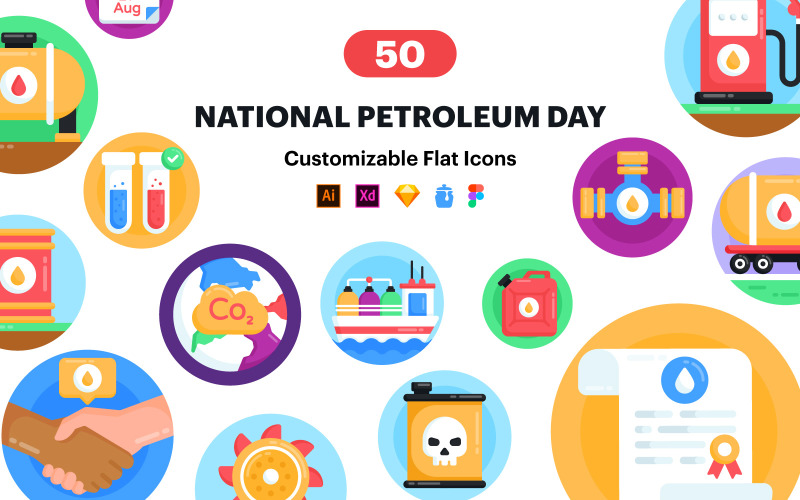 Petroleum Icons -National Petroleum Icon Icon Set