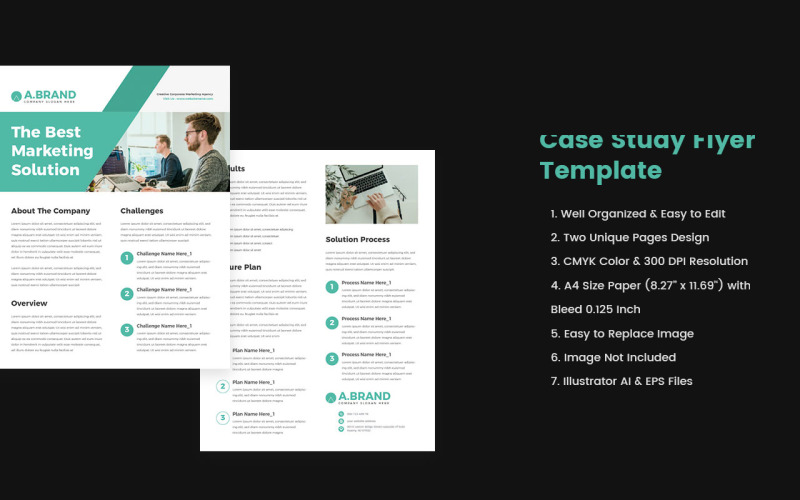 Business Case Study Template For Agency Corporate Identity