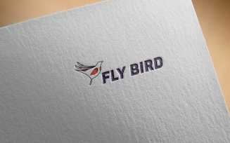 Simple Bird Logo Template