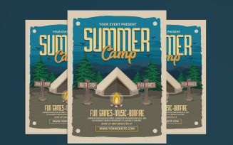 Summer Camp Event Flyer Template