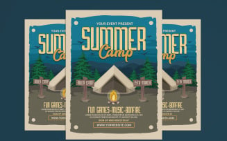 Summer Camp Event Flyer Template