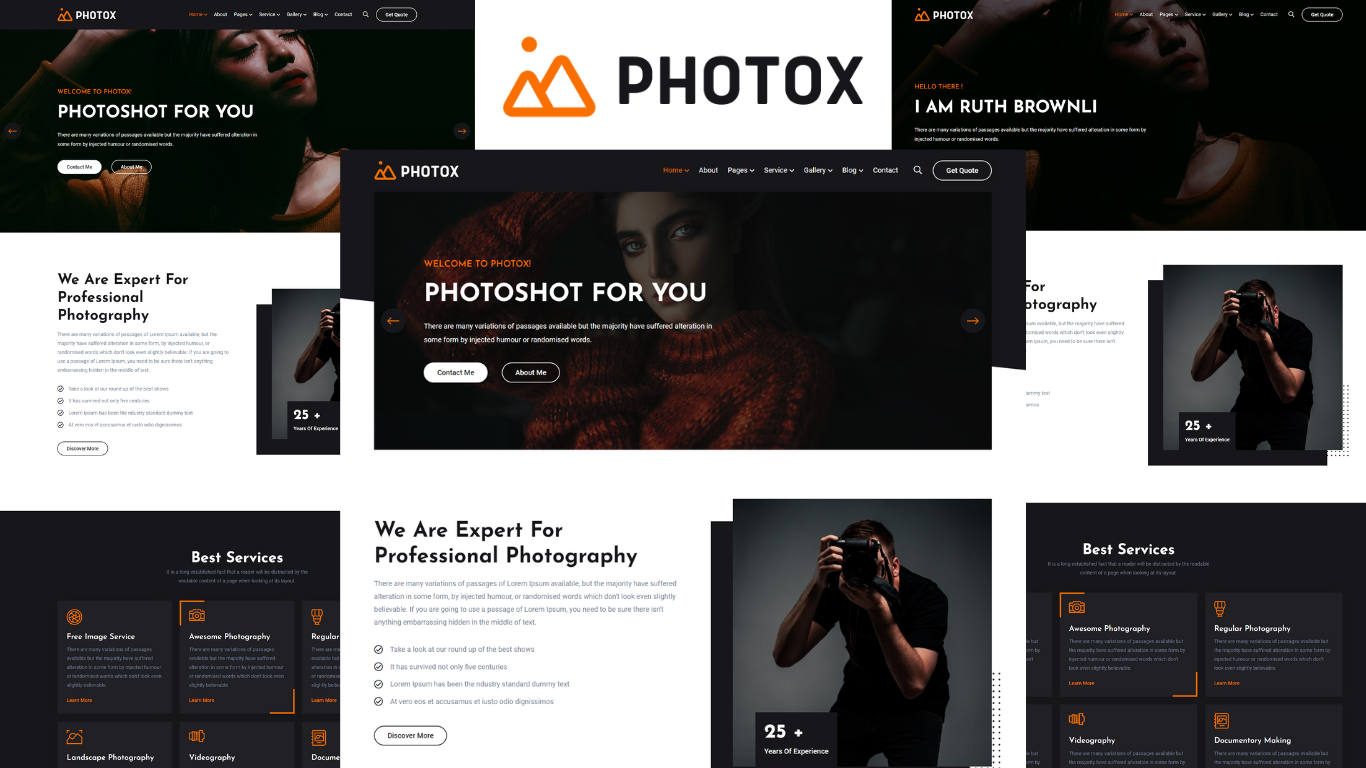 Kit Graphique #233470 Photographer Photography Divers Modles Web - Logo template Preview