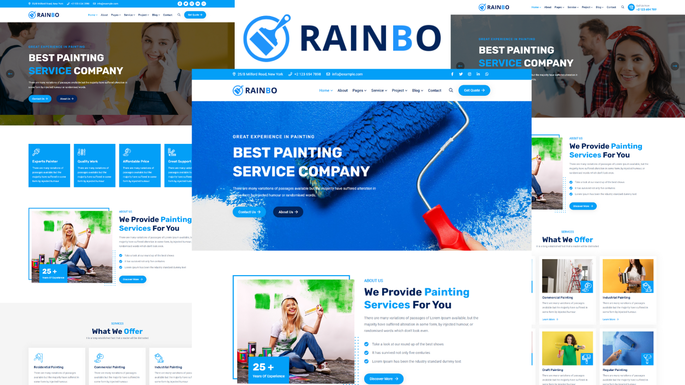 Template #233471 Painting Painting Webdesign Template - Logo template Preview