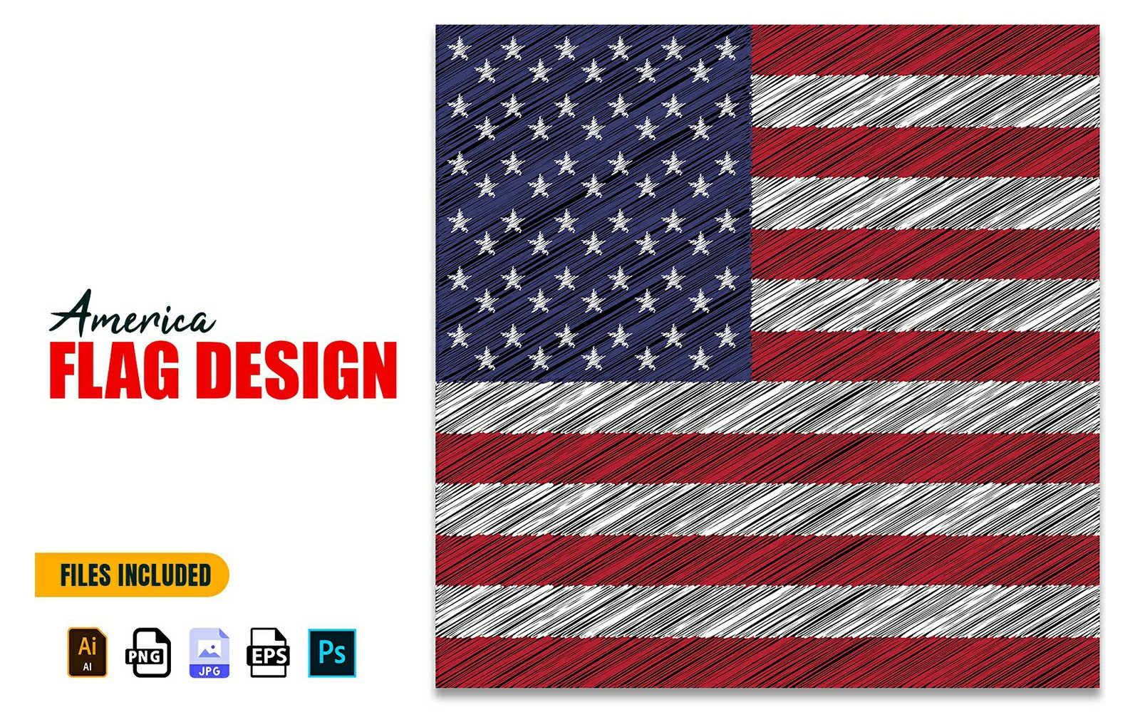 Kit Graphique #233483 Usa Flag Divers Modles Web - Logo template Preview