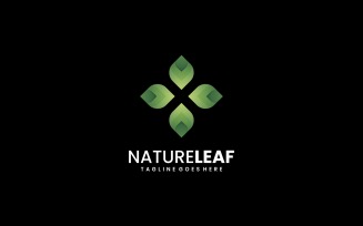 Nature Leaf Gradient Logo