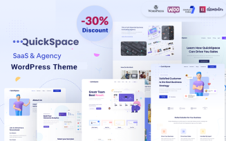 QuickSpace - SaaS and Agency WordPress Theme