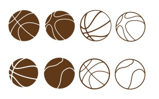 Basket Ball Logo And Symbol