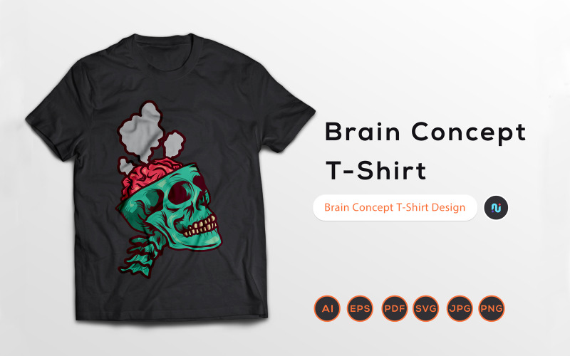 Brain Concept on Brain Fuse T-Shirt T-shirt