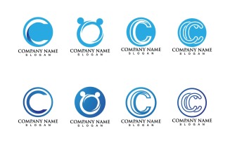 C Letter Logo Template Vector Icon Design