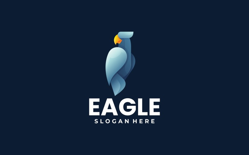 Eagle Color Gradient Logo Logo Template