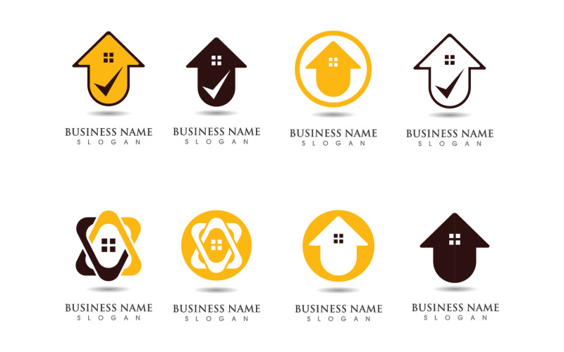 Home And Building Logo And Symbol Logo Template