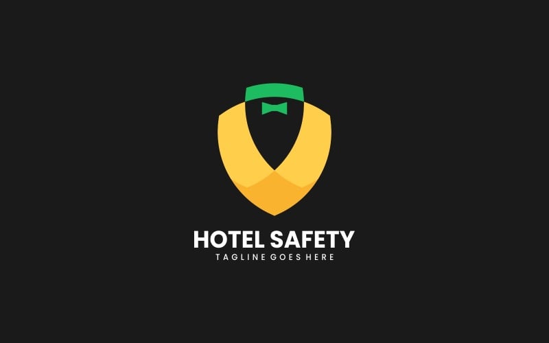 Hotel Safety Simple Logo Style Logo Template