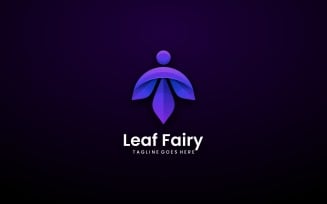 Leaf Fairy Gradient Logo Style