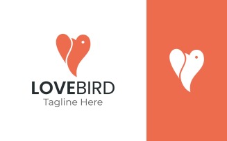 Love Bird Logo (Heart + Bird)