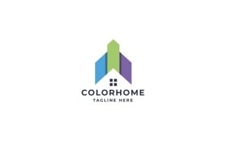 Professional Color Home Logo