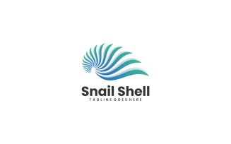 Snail Shell Gradient Logo Style