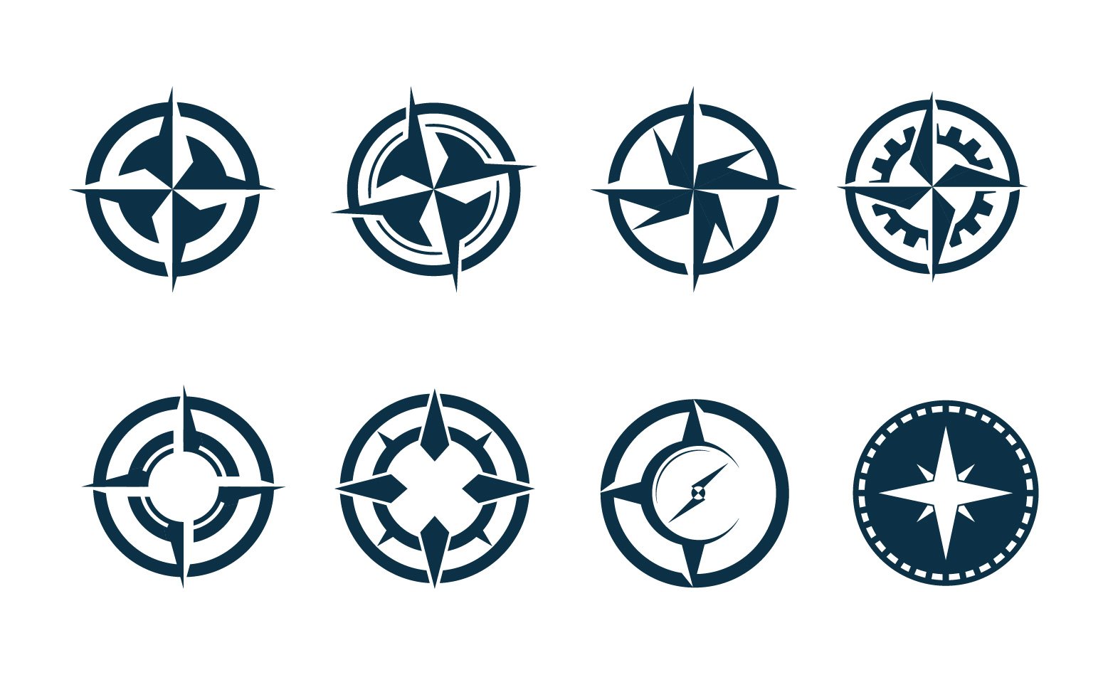 Kit Graphique #233664 Symbol Compass Divers Modles Web - Logo template Preview