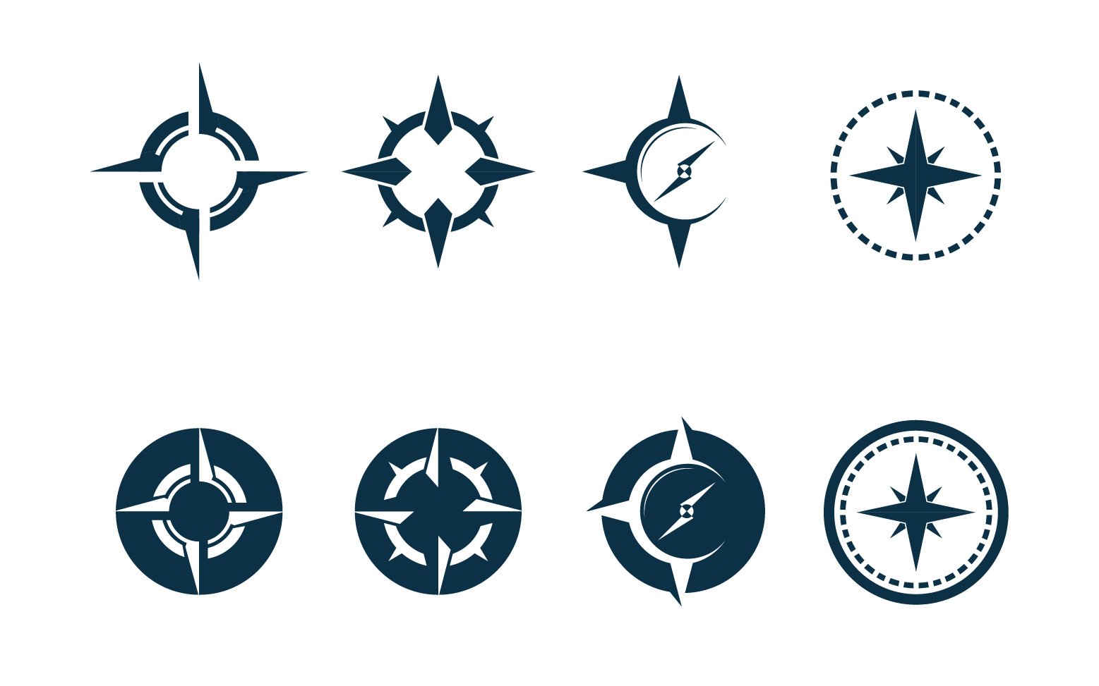 Kit Graphique #233665 Symbol Compass Divers Modles Web - Logo template Preview