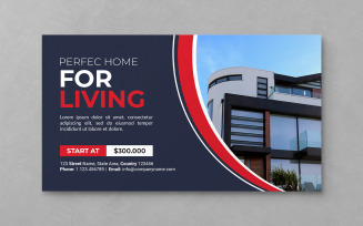 Clean Real Estate Web Banner Templates