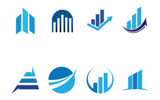 Finance Logo Template Vector Icon Design 2