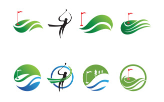 Golf Sport Logo And Symbol Vector V2