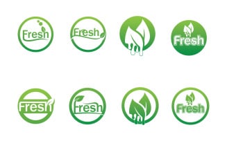 Leaf Green Freesh Logo And Symbol Vector Template
