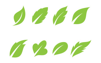 Leaf Green Logo And Symbol Vector Template 2
