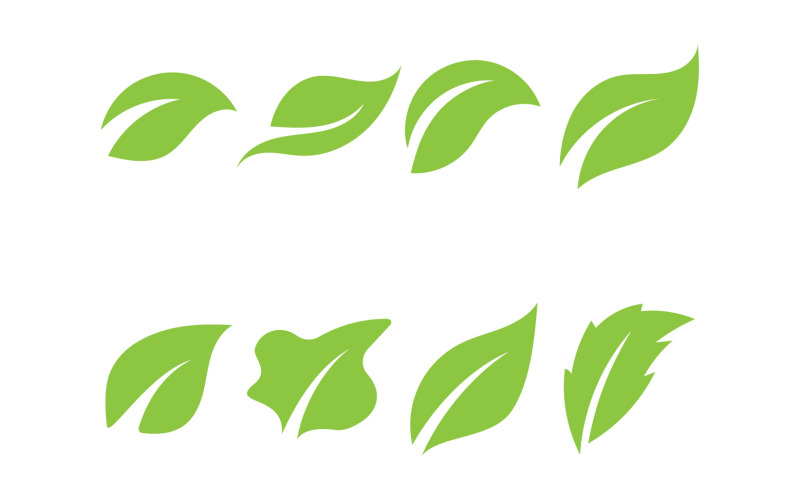Leaf Green Logo And Symbol Vector Template Logo Template
