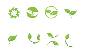 Leaf Green Logo And Symbol Vector