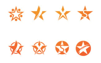 Star Icon Template Vector Illustration Design 1