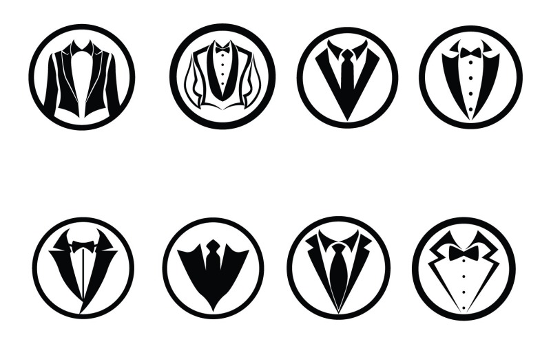 Tuxedo Logo And Symbol Icon Vector Logo Template