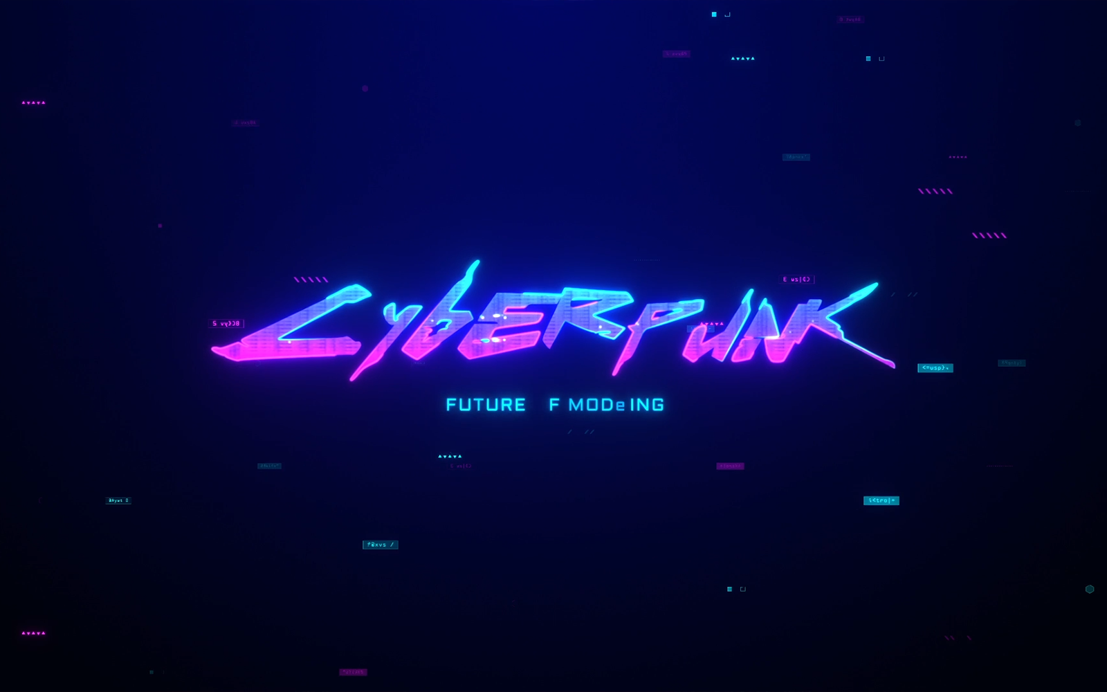 Cyberpunk logo animation фото 67