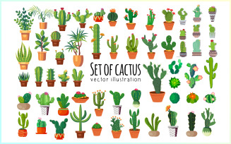 Cactus Illustration Bundle Free