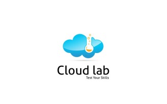 Lab Cloud Logo Design Template