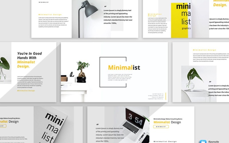 Minimalist Design - Keynote Template