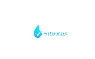 Pure Water Logo Design Template