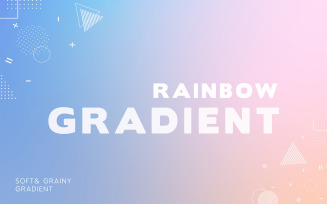 Rainbow Pale Gradient Background