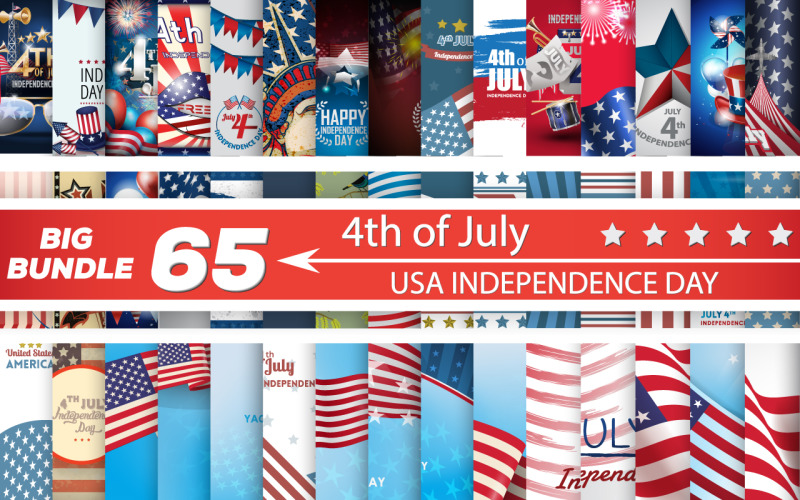 4th of July USA Independence Day Bundle Corporate Identity
